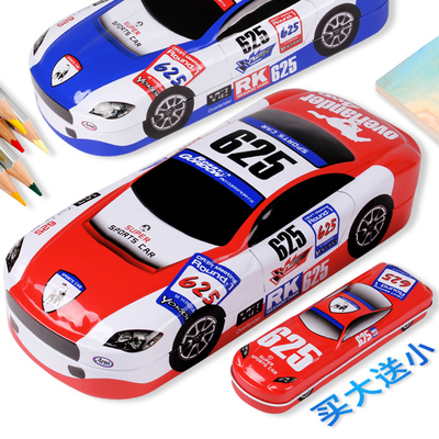 小灵精文具盒男铅笔盒儿童多功能铁笔盒幼儿园双层子母笔盒批发小学生1-3年级文具盒女笔袋带乘法口诀表