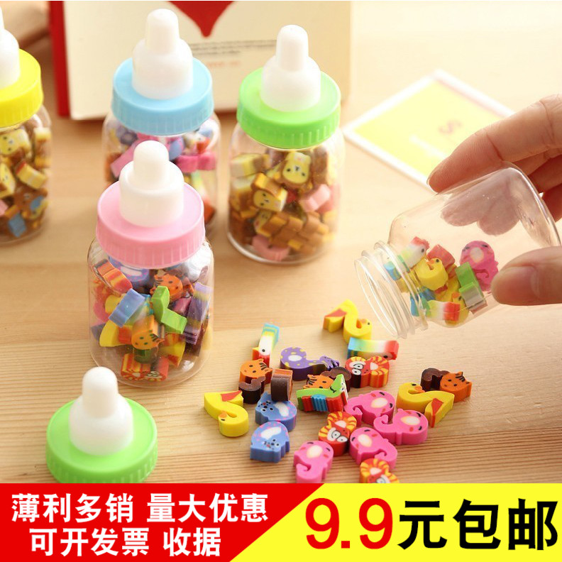 包郵韓國創意文具批發學習用品小學生獎品卡通奶瓶數字造型橡皮擦在類目 電子詞典/電紙書/文化用品, 日常學習用品, 橡皮中 - 來自Buy2taobao.com提供專業的淘寶代購服務