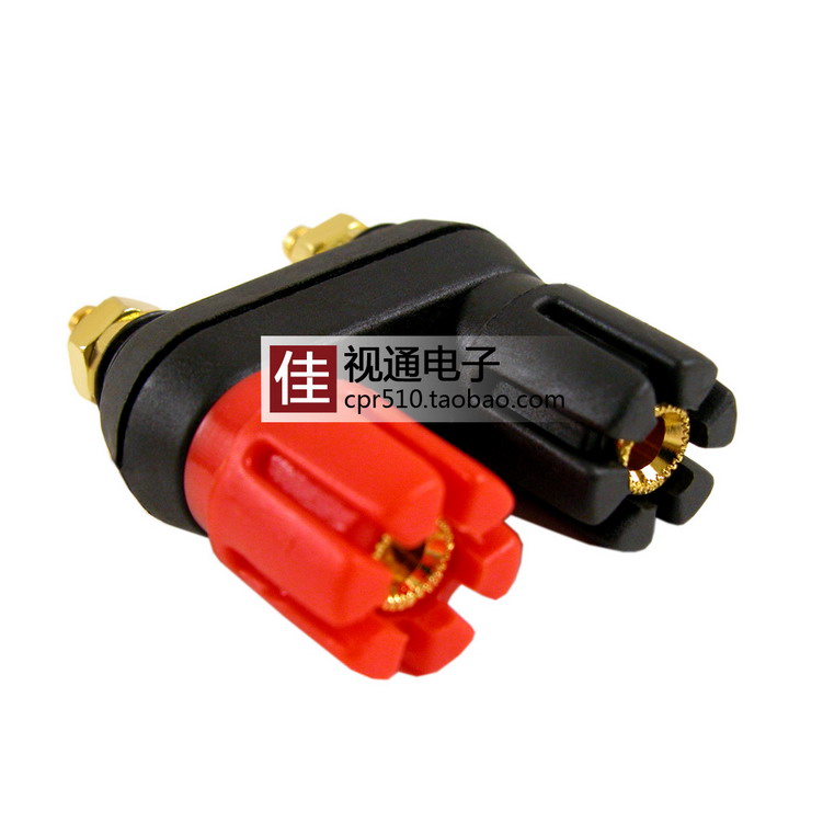 Red and black Double head Conjoined Post Banana plugs and sockets Power amplifier Audio panel modular loudspeaker box terminalin the Audio appliances , Video Appliance Parts , hifi Audio Accessories , Terminals category - from Buy2taobao.com to provide professional Taobao agent buy service