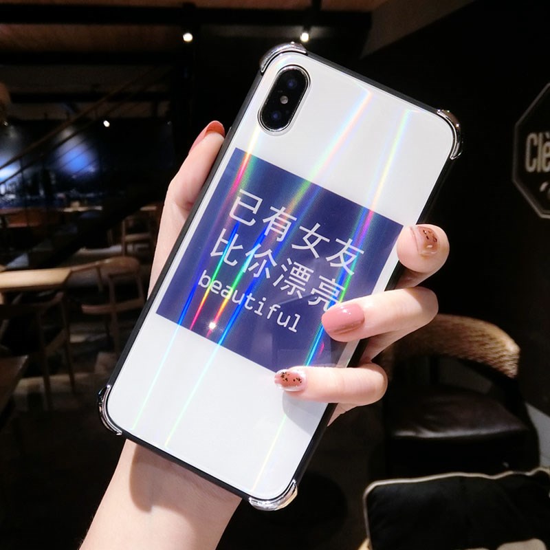 炫光玻璃殼蘋果x手機殼7plus潮牌iphone8個性6s情侶新款男女在類目 3C數碼配件, 手機配件, 手機保護套/殼中 - 來自Buy2taobao.com提供專業的淘寶代購服務