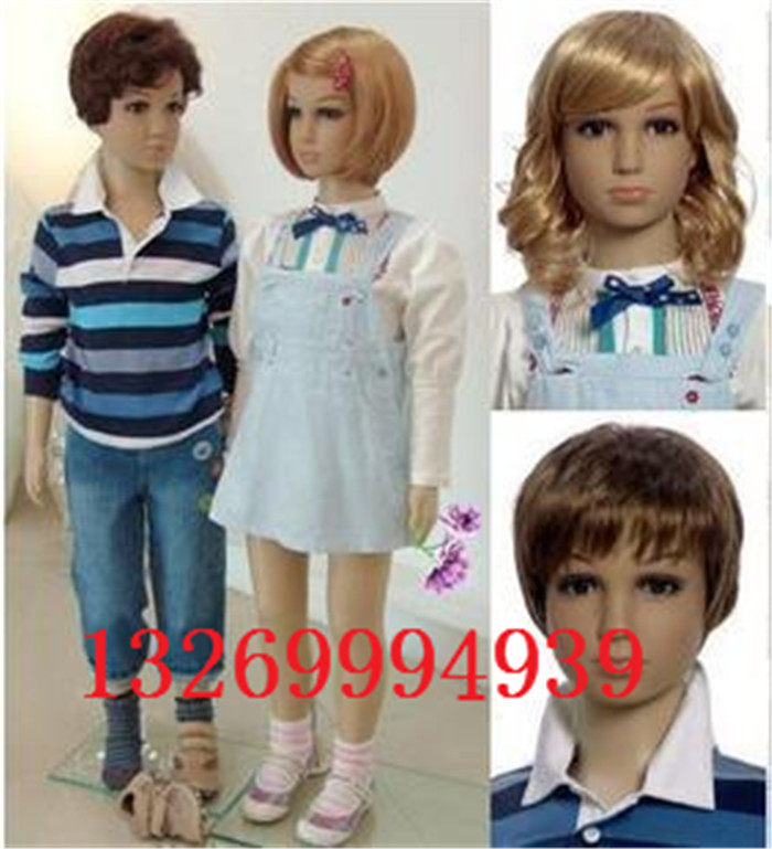 特价模特道具 全身 儿童模特 服装店小孩童装模特童模送假发底盘
