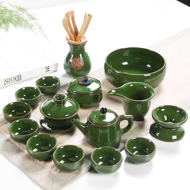 家用簡約冰裂茶具套裝功夫茶具套裝陶瓷茶具茶杯茶道茶壺套裝在類目 餐飲具, 茶具, 功夫茶具中 - 來自Buy2taobao.com提供專業的淘寶代購服務