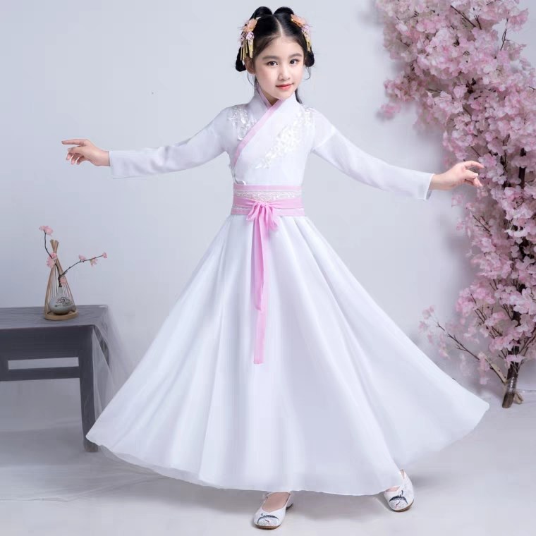 清新古装学生装汉服中大童古装女汉服超仙女童 2019女侠春季襦裙在类目 女装/女士精品, 唐装/民族服装/舞台服装, 民族服装/舞台装中 - 来自Buy2taobao.com提供专业的淘宝代购服务