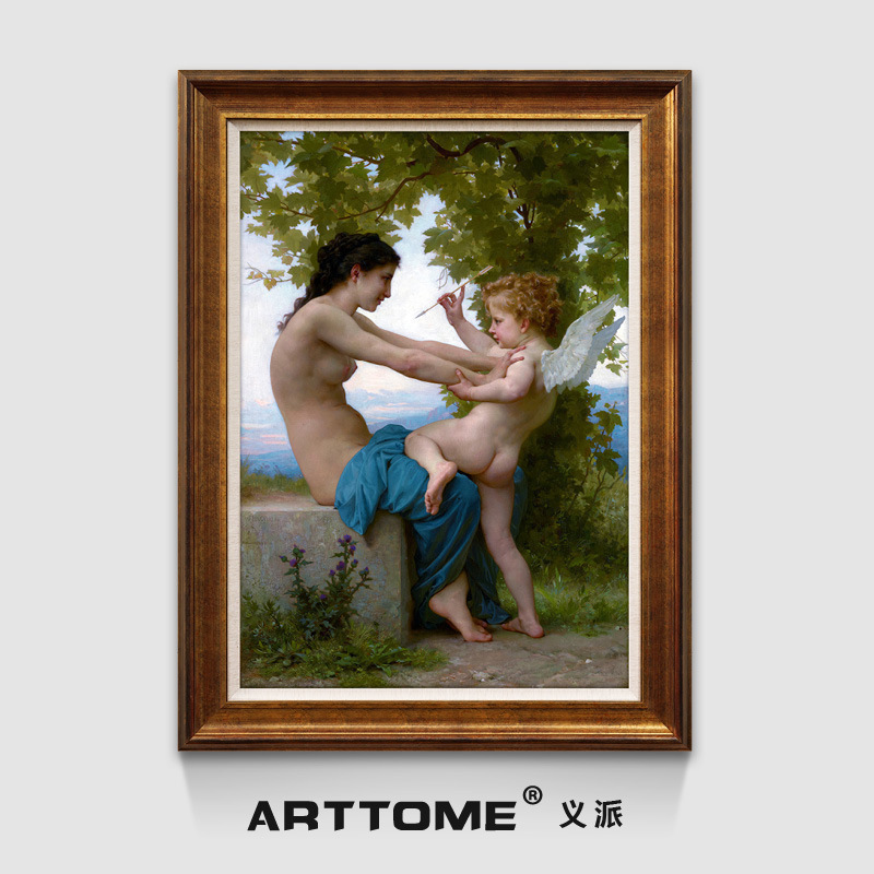 girl Cupid classical character Oil Painting European style a living room hotel villa Lobby Hanging picture Vertical Banner Decorative paintingin the Home accessories , Decorative painting , Painting category - from Buy2taobao.com to provide professional Taobao agent buy service