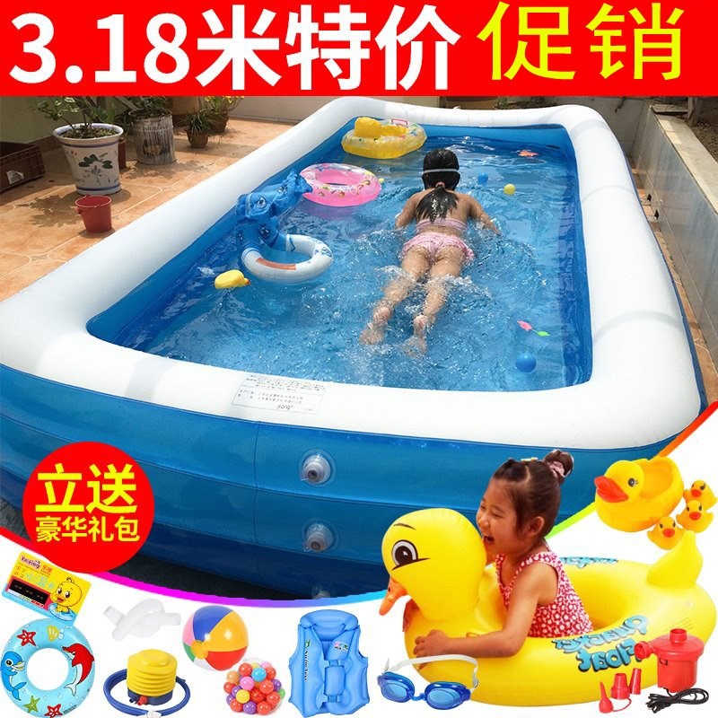 洗浴用品方形便携吹气4米儿童游泳池中大家用长型3-10岁1米小孩|ruв категории игрушка/коляска/головоломка/блоки/модель, плавательный бассейн/детский игрушка, плавательный бассейн - от Buy2taobao.com для оказания профессиональной услуги покупки агента Taobao