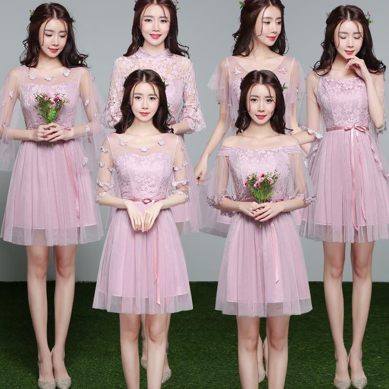 子女生大姐妹服伴娘團女款好看的姐妹款2018款女禮服修身夏季款在類目 女裝/女士精品, 婚紗/旗袍/禮服, 禮服/晚裝中 - 來自Buy2taobao.com提供專業的淘寶代購服務