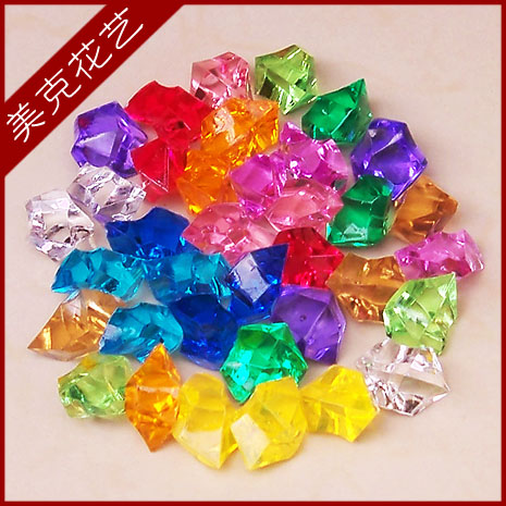 彩色亞克力水晶石/假冰塊仿真冰粒/水培水族魚缸室內櫥窗花瓶裝飾在類目 鮮花速遞/花卉仿真/綠植園藝, 園藝用品, 水晶珠/玻璃珠中 - 來自Buy2taobao.com提供專業的淘寶代購服務
