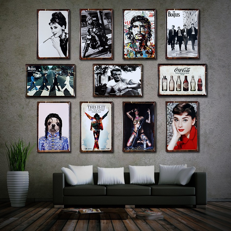 Retro large iron painting bar Internet cafe wall living rooin the Home accessories , Mural category - from Buy2taobao.com to provide professional Taobao agent buy service