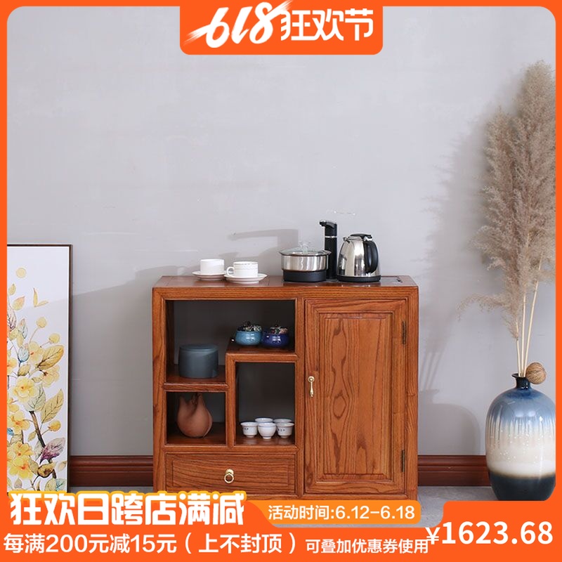 新中式烧水茶柜茶水柜茶水台客厅家用实木桶装饮水机老榆木餐边柜|ruв категории жилой мебели, кабинет, обеденный буфет - от Buy2taobao.com для оказания профессиональной услуги покупки агента Taobao