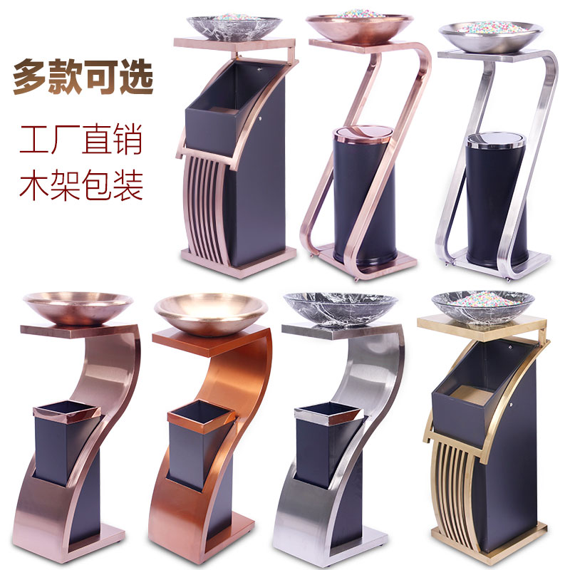 高档不锈钢酒店宾馆大堂 立式垃圾桶Ktv走廊电梯口烟灰桶带烟灰缸|msdalam kategori Perniagaan/perabot pejabat, City Furniture, perkhidmatan kesihatan awam, sampah/Ash pan - dari Buy2taobao.com untuk memberikan perkhidmatan ejen Taobao profesional membeli