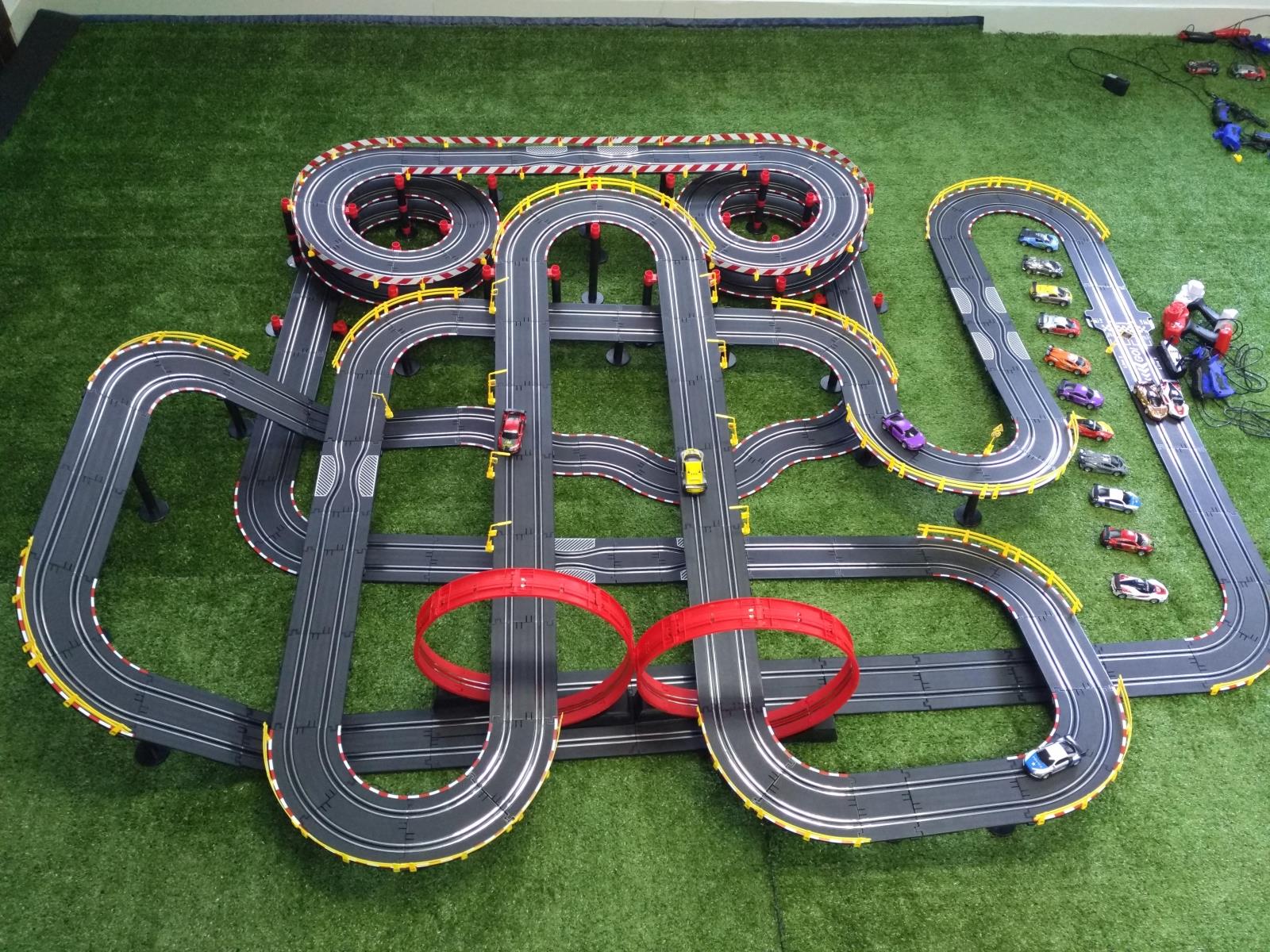 新款松宝轨道车玩具 路轨赛车跑道电动遥控比