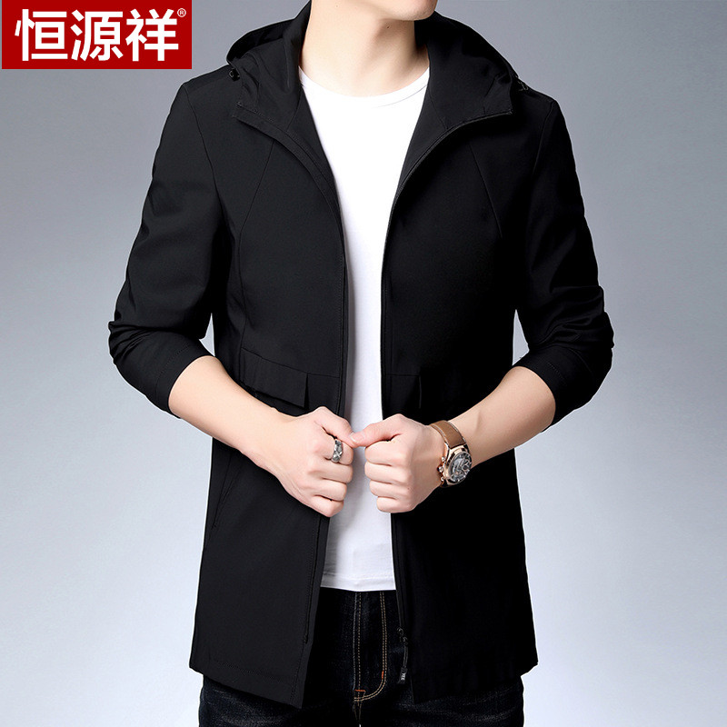 唯品会高端2019风衣男士薄款修身外套春秋连帽中长款中年男装|ruв категории плесень играть/Аниме/вокруг/cos/настольные игры, мультфильм/Аниме, Аниме футболку/обувь/одежда - от Buy2taobao.com для оказания профессиональной услуги покупки агента Taobao