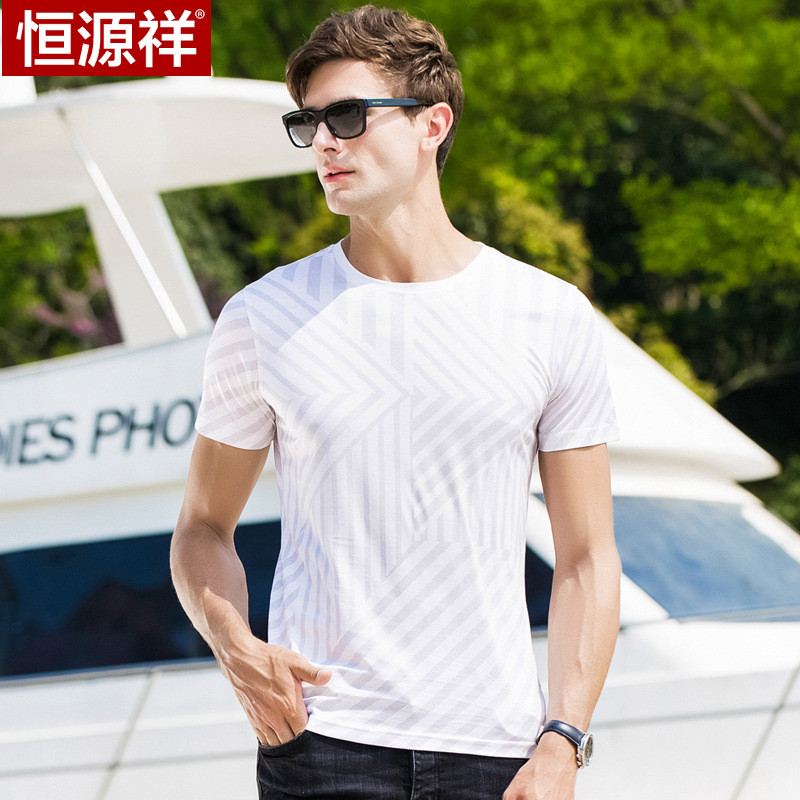 高档品牌男装新款夏季薄款休闲男士短袖t恤男宽松圆领短袖上衣|msdalam kategori Pakaian Lelaki, baju-T - dari Buy2taobao.com untuk memberikan perkhidmatan ejen Taobao profesional membeli