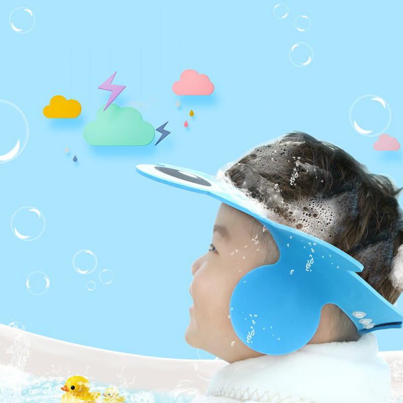 Shampoo cap Adjustable baby take a shower Hat baby Hair Artifact Bathing cap baby Shower cap waterproof Earin the Family/Personal Cleaning Tools , Personal care cleaning appliances , Shower cap category - from Buy2taobao.com to provide professional Taobao agent buy service