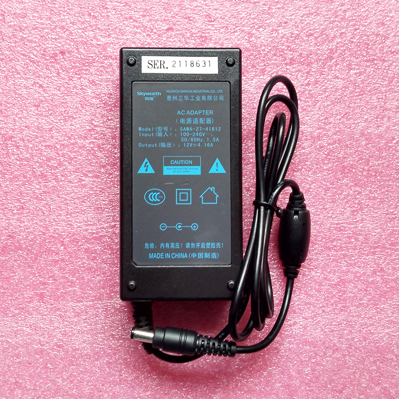 全新液晶显示器驱动板充电器12v 4.16a 电源适配器 SAWA-07-41612在类目 影音电器, 影音家电配件, 碟/电池/电源适配器中 - 来自Buy2taobao.com提供专业的淘宝代购服务