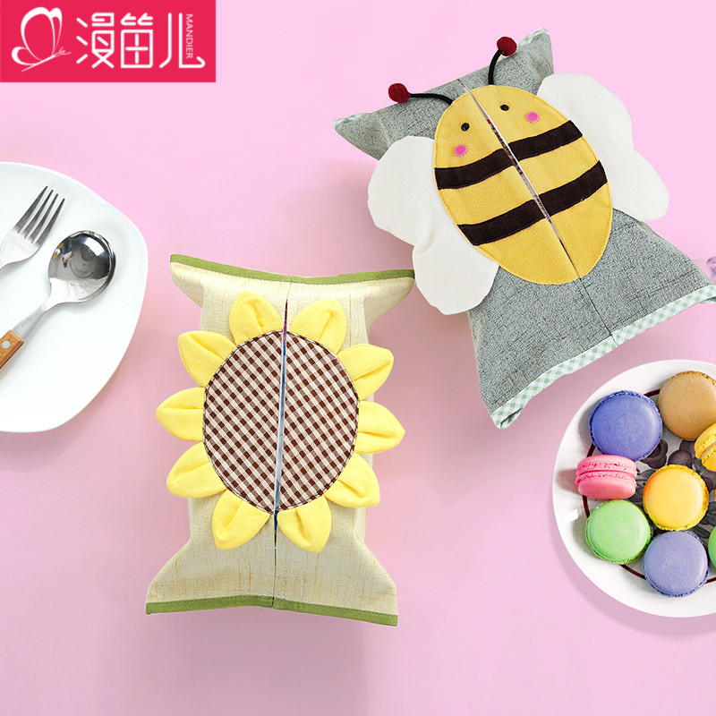 Countryside Fabric art Pumping bag Cartoon originality a living room Tissue box Cotton and hemp Restaurant Paper pumping lovely Car Tissue packin the Home Fabric , Sew DIY Material,Tools and finished products , Cloth DIY End product , Pumping bag category - from Buy2taobao.com to provide professional Taobao agent buy service