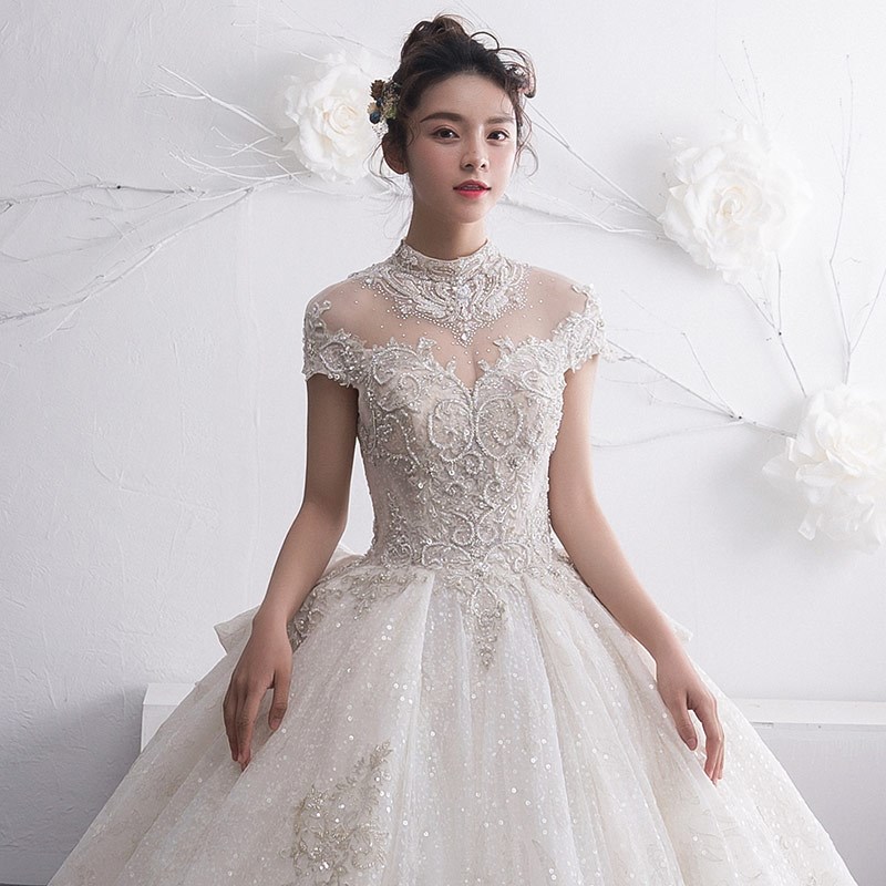 法式轻婚纱2019新款新娘结婚礼服拖尾孕妇女公主梦幻齐地重工奢华|ruв категории Женская одежда, Cвадебные платья, свадебное платье - от Buy2taobao.com для оказания профессиональной услуги покупки агента Taobao