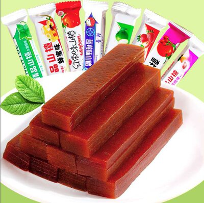 【春节不打烊】日期新鲜楂条糕1000g果丹皮布楂片糕果脯蜜饯零食