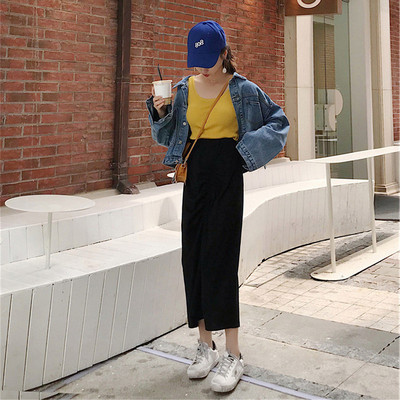 初秋装2018新款chic早秋季小香风裙子成熟街拍两件套装女时尚酷潮