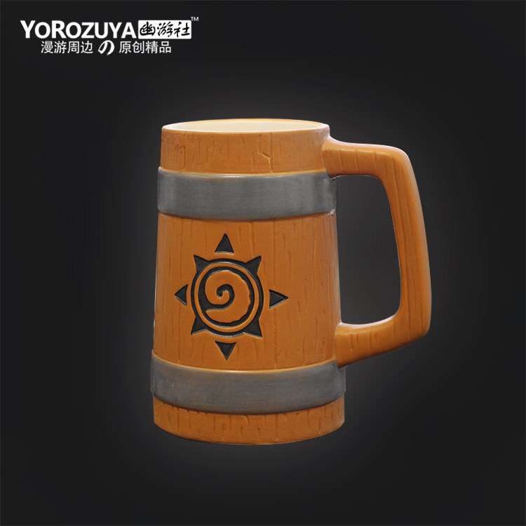 Our agency ceramics Hearthstone Legend game periphery Hostels Boss Blizzard Wood Cask Cup Beer glassin the Play mode/Anime/Periphery/cos/Board games , Physical perimeter game category - from Buy2taobao.com to provide professional Taobao agent buy service