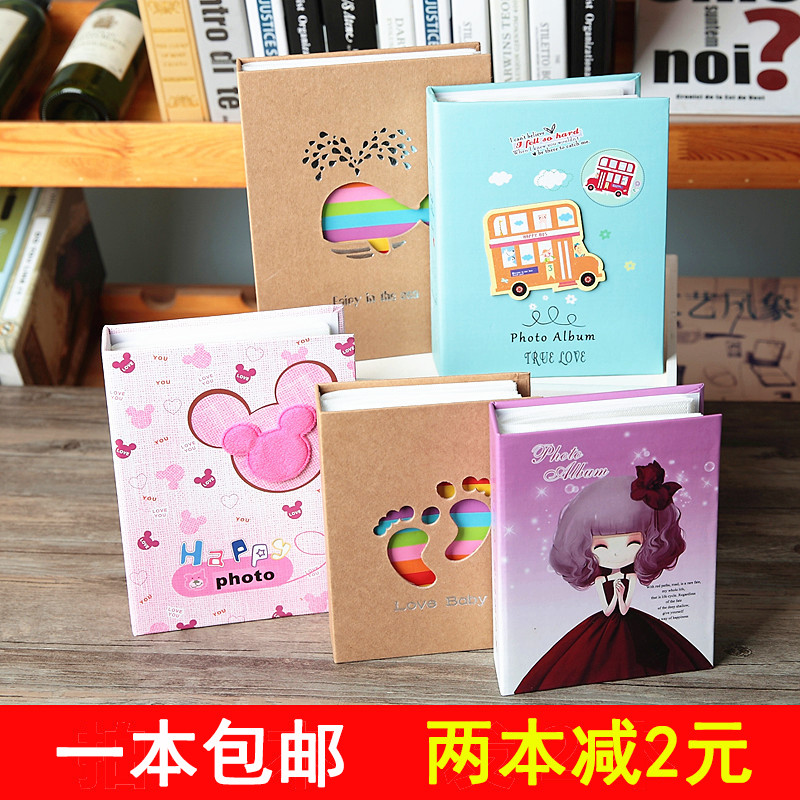 创意牛皮纸5寸6寸大6寸7寸插页式相册本纪念册可爱卡通儿童相册薄|msdalam kategori Kamus elektronik/buku kertas elektronik/alat tulis, perumahan/perkara yang dipaparkan, Galeri - dari Buy2taobao.com untuk memberikan perkhidmatan ejen Taobao profesional membeli