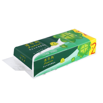 洁尔玛原木卷纸 12卷家用装原木母婴纸巾卫生纸家用实惠装e