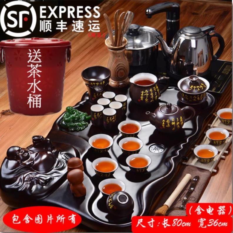 会客茶叶店茶具茶杯套装庭院6只装室外茶店家用茶庄全自动茶海|msdalam kategori pinggan mangkuk, set teh, Pakej teh - dari Buy2taobao.com untuk memberikan perkhidmatan ejen Taobao profesional membeli