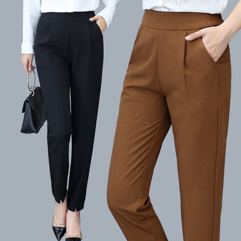 Harem pants women 2019 new pattern summer Thin section Panties OL summer leisure time Feet Ninth pants Banana Pants Western-style trousersin the Women's clothing/Boutique , Pants , Casual pants category - from Buy2taobao.com to provide professional Taobao agent buy service