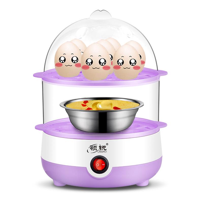 Sharp collar double-deck Egg Steaming multi-function Chawanmushi Breakfast Machine 4-6 household automatic power failurein the Kitchen Appliances , Boiled egg/Steaming category - from Buy2taobao.com to provide professional Taobao agent buy service