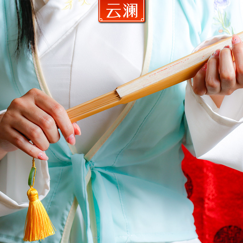 云澜扇子折扇中国风男团扇女古风夏季随身折叠定制开光道家法扇|msdalam kategori rumah harian, Fan/kipas mini/Fitting/pad ais/ais kayu, Fan - dari Buy2taobao.com untuk memberikan perkhidmatan ejen Taobao profesional membeli