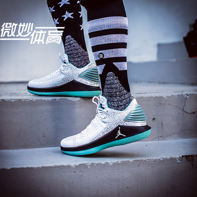 air jordan 32 aj32 郭艾伦威少cny黑红男子高帮篮球鞋ah3348