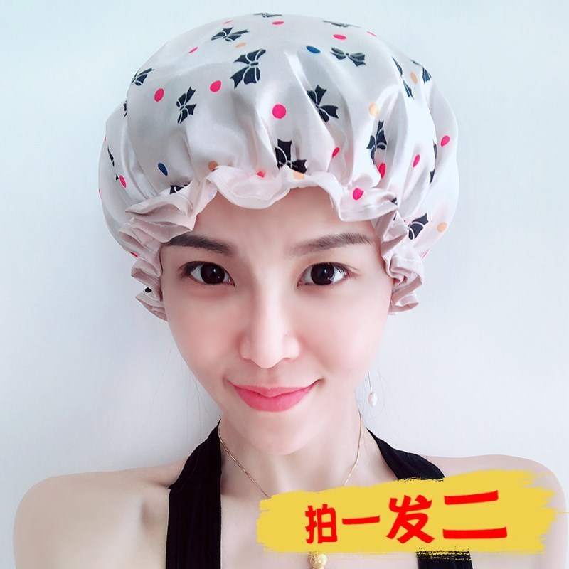 新加厚浴帽防水加大成人女款洗澡淋浴洗头帽防尘防油烟帽可爱。|ruв категории семья/личные чистящие средства, потребительских уборка посуды, шапочка для душа - от Buy2taobao.com для оказания профессиональной услуги покупки агента Taobao