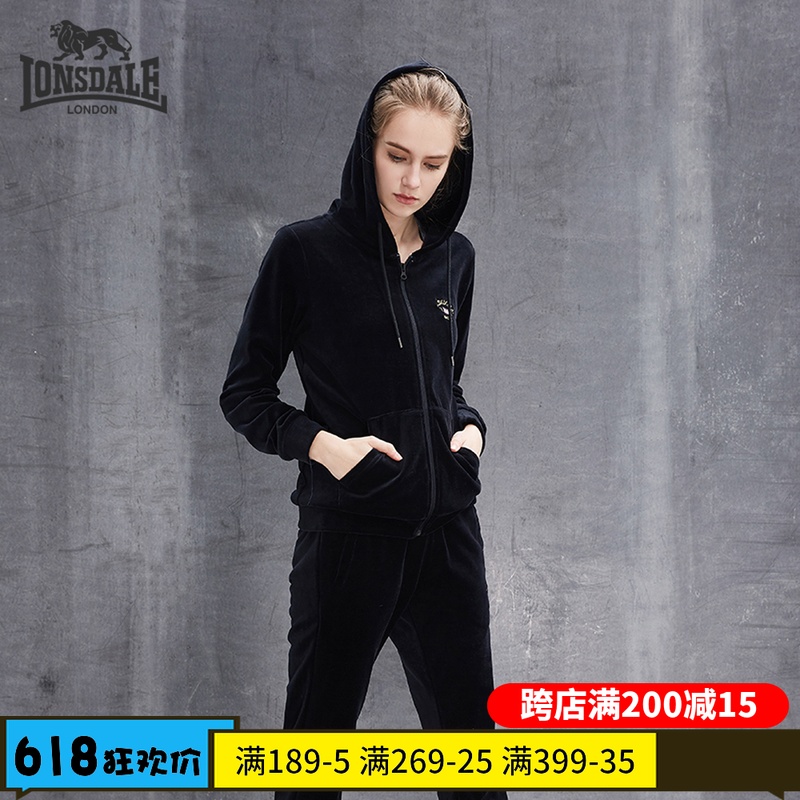 龙狮戴尔运动服套装女春装宽松休闲卫衣连帽针织两件套234150384在类目 户外/登山/野营/旅行用品, 户外服装, 抓绒衣裤, 抓绒衣裤套装中 - 来自Buy2taobao.com提供专业的淘宝代购服务