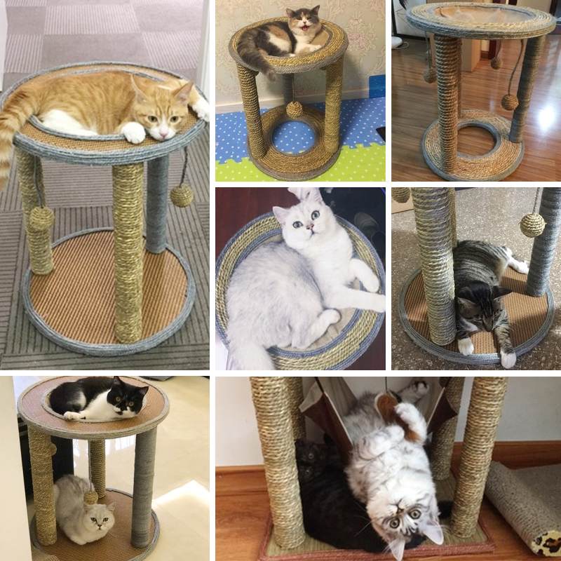 宠物猫玩具草席剑麻猫爬架圆凳猫抓板磨爪猫窝猫爪板猫抓柱子猫树在类目 宠物/宠物食品及用品, 猫/狗玩具, 猫爬架中 - 来自Buy2taobao.com提供专业的淘宝代购服务