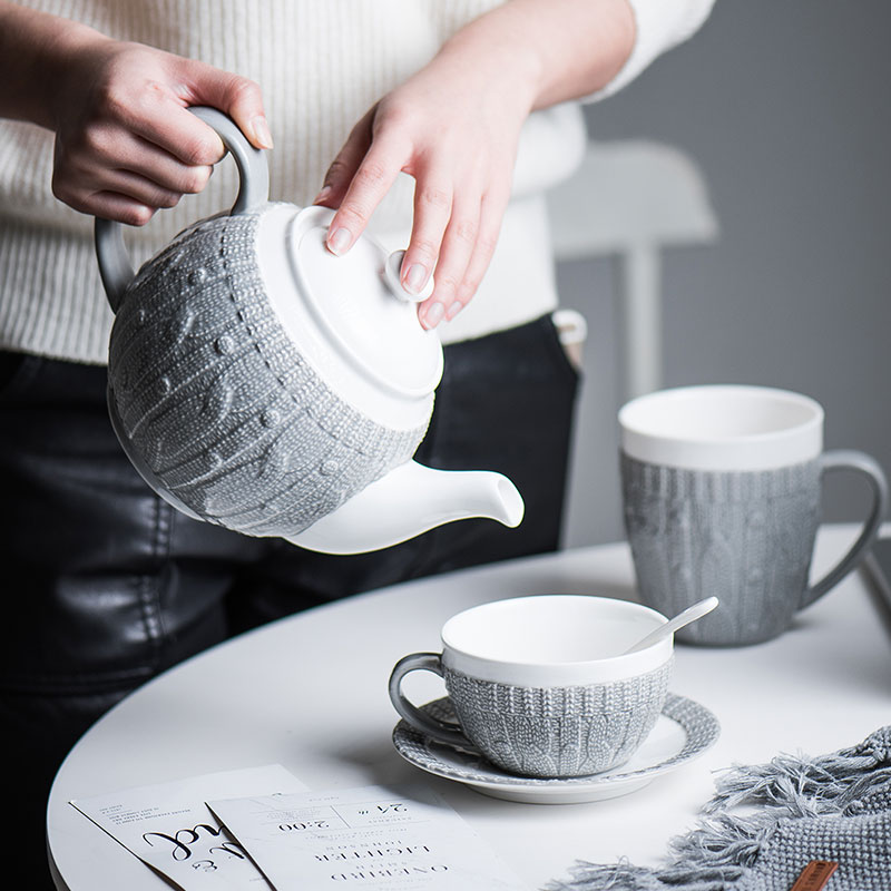 欧式陶瓷咖啡杯下午茶杯子带托盘红茶小奢华茶具英式茶壶家用套装|msdalam kategori pinggan mangkuk, kopi, kit kopi - dari Buy2taobao.com untuk memberikan perkhidmatan ejen Taobao profesional membeli