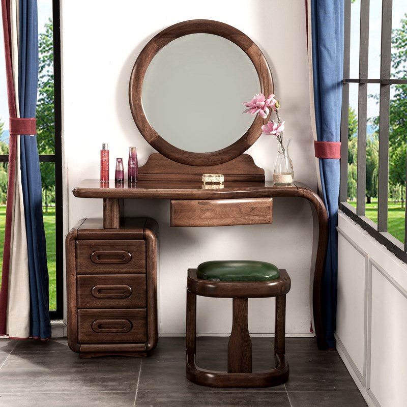 New products All solid wood dresser Walnut Dressing table Small apartment Mini Dressing tables modern Chinese stylein the Residential furniture , Tables , Dressing/Desk category - from Buy2taobao.com to provide professional Taobao agent buy service