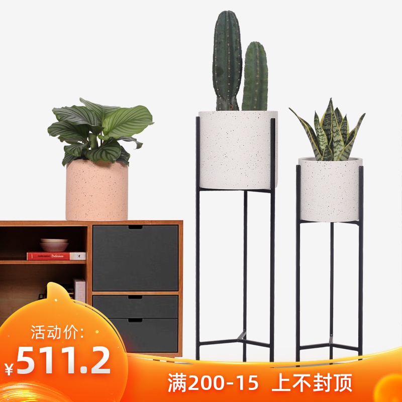 空之间生设计师北欧落地花器现代室内水磨石花盆客厅植物盆栽新品在类目 鲜花速递/花卉仿真/绿植园艺, 花卉/绿植盆栽(新), 大型绿植/成品组合盆栽中 - 来自Buy2taobao.com提供专业的淘宝代购服务