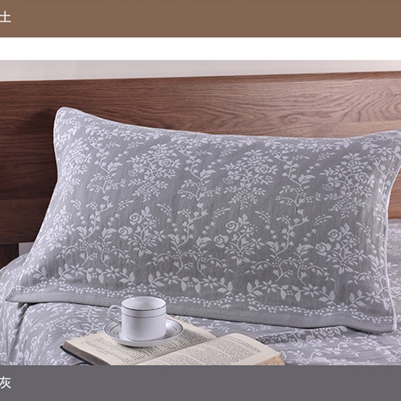 新品一对纱布枕巾枕头巾提花易洗易干松软透气|msdalam kategori seperai dan bantal, bantal - dari Buy2taobao.com untuk memberikan perkhidmatan ejen Taobao profesional membeli