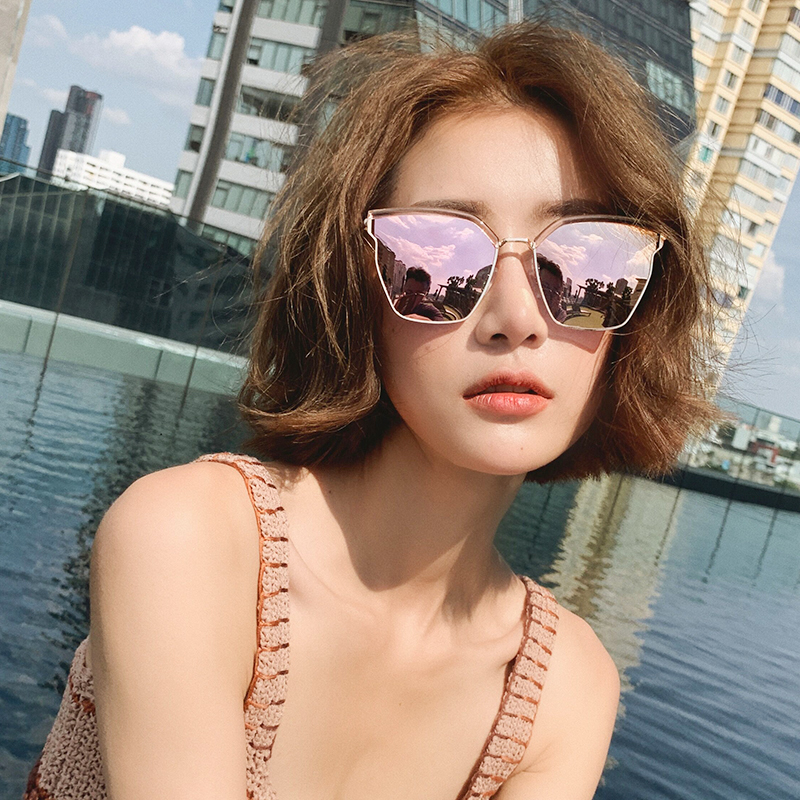 網紅ins墨鏡女韓版潮2019新款偏光太陽鏡女圓臉街拍複古眼鏡方框在類目 ZIPPO/瑞士軍刀/眼鏡, 太陽眼鏡中 - 來自Buy2taobao.com提供專業的淘寶代購服務