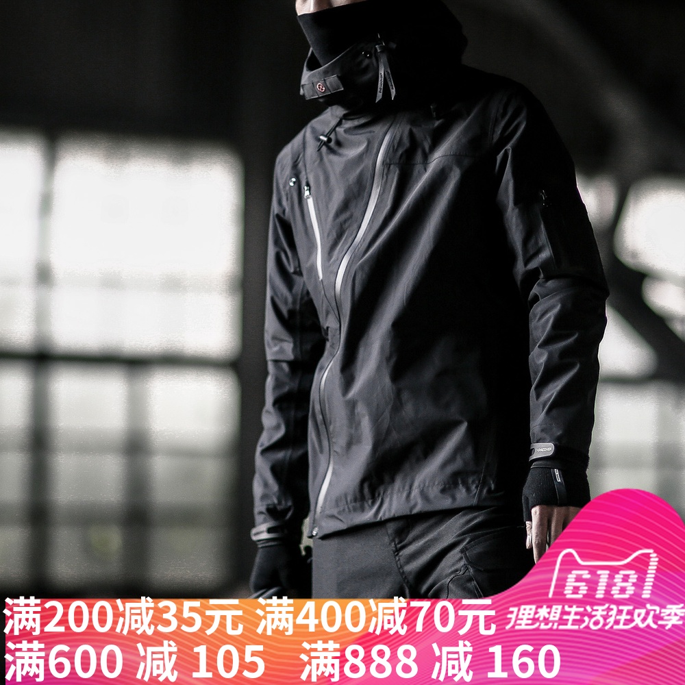 隐蔽者2018秋冬防风外套男压胶机能黑色冲锋衣连帽风衣战术服|msdalam kategori sukan/pakaian kasual, kot sukan - dari Buy2taobao.com untuk memberikan perkhidmatan ejen Taobao profesional membeli