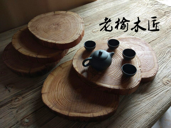 老榆木實木整塊樹心圓型茶盤茶托茶海自然風化幹泡台古樸簡約特價在類目 餐飲具, 茶具, 茶盤中 - 來自Buy2taobao.com提供專業的淘寶代購服務