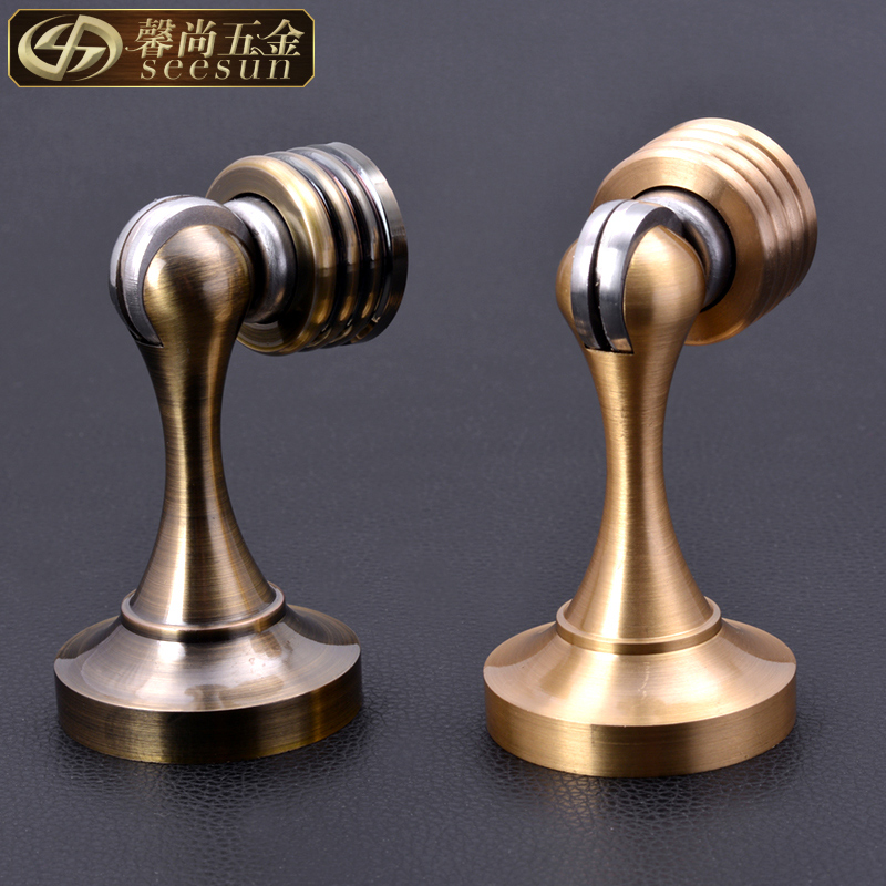 纯铜门吸强磁墙吸防撞美式房间门中式欧式地装打孔卫生间门吸金色|msdalam kategori bahan binaan asas, Home Hardware, aksesori pintu, pintu penyumbat - dari Buy2taobao.com untuk memberikan perkhidmatan ejen Taobao profesional membeli