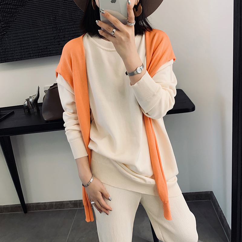 假两件搭袖卫衣女宽松撞色拼接chic韩版前卫2019新款女春装上衣潮在类目 女装/女士精品, 卫衣/绒衫中 - 来自Buy2taobao.com提供专业的淘宝代购服务