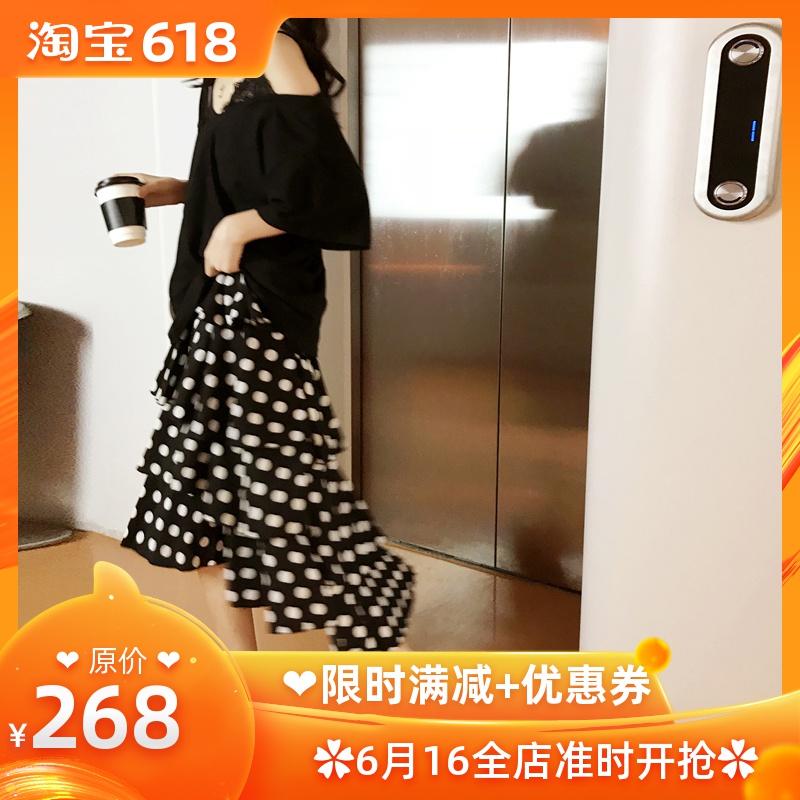 网红心机大码女装2019夏装新款遮肚子套装胖妹妹洋气连衣裙两件套|msdalam kategori Butik wanita / wanita, wanita saiz besar - dari Buy2taobao.com untuk memberikan perkhidmatan ejen Taobao profesional membeli