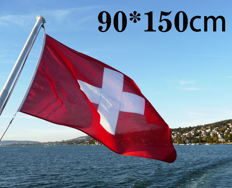 现货包邮 3*5feet, 90*150cm 瑞士国旗 switzerland flag