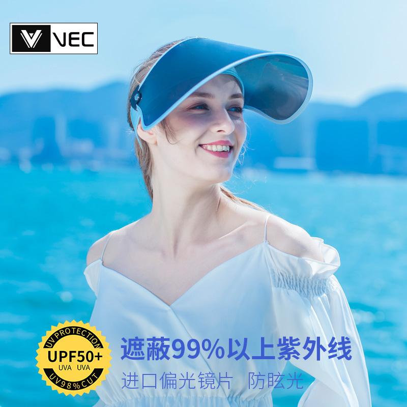 VEC偏光遮阳帽女防晒帽防紫外线户外骑车空顶遮脸帽子大檐太阳帽|msdalam kategori Aksesori/Belt kulit/Hat/Muffler, Hat - dari Buy2taobao.com untuk memberikan perkhidmatan ejen Taobao profesional membeli