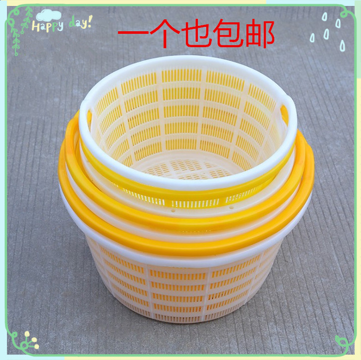 新料圆形箩筐塑料加厚西瓜筐大号葡萄筐蔬菜水果收纳周转筐包邮|msdalam kategori Perniagaan/perabot pejabat, Supermarket Furniture, bakul sayur-sayuran/bakul buah-buahan - dari Buy2taobao.com untuk memberikan perkhidmatan ejen Taobao profesional membeli