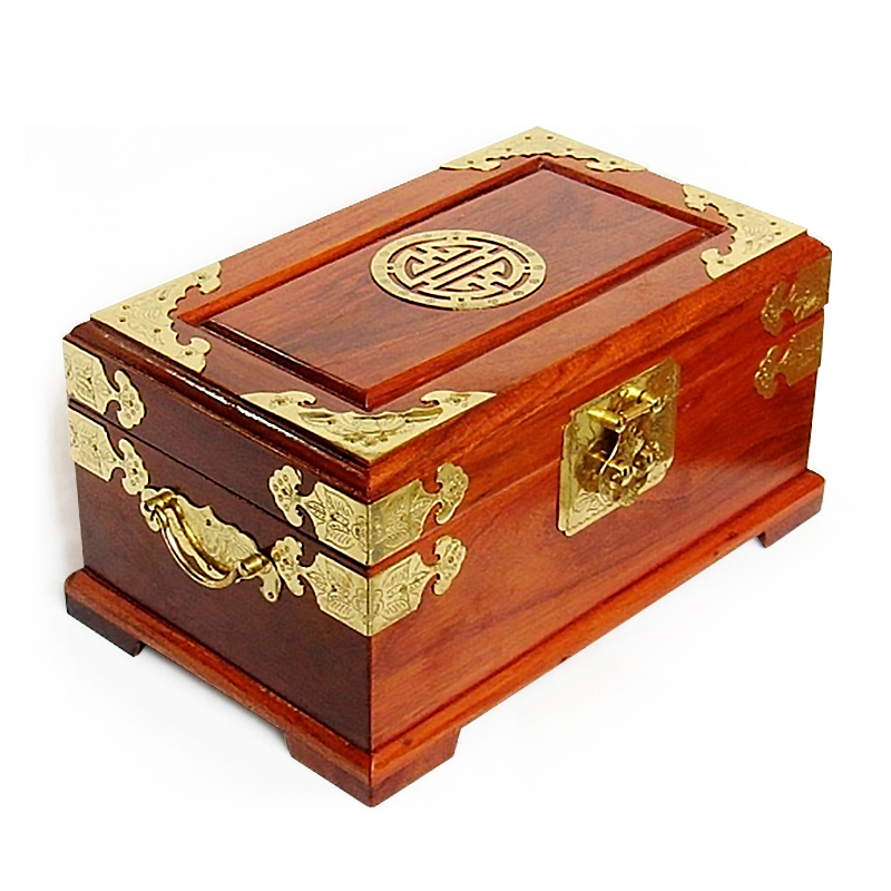 Wooden jewelry box Dressing Jewel case with lock Jewelry box storage box Rosewood Jewelry Boxin the Home accessories , Decorative items , Jewelry Box category - from Buy2taobao.com to provide professional Taobao agent buy service