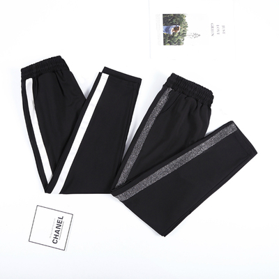 运动裤女裤秋季韩版宽松百搭ulzzang学生原宿bf风休闲显瘦九分潮