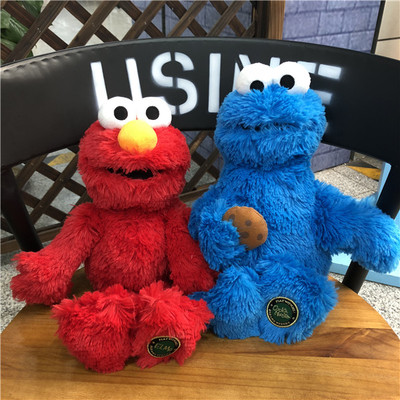 日本环球影城芝麻街sesame street艾莫elmo圣诞礼物毛绒公仔玩具